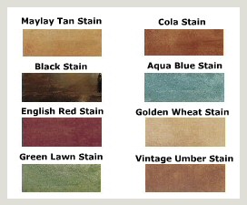 Stained Concrete Color Chart Picture, Photo, Arkansas