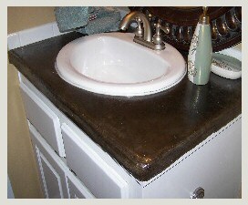 Concrete Countertops Bathroom