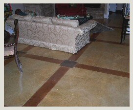 Acid Stained Concrete Floor