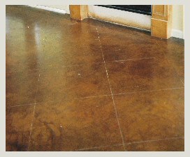 Stained Floor Concrete